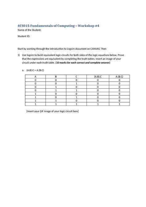 Cs Task Good Cs Fundamentals Of Computing Workshop