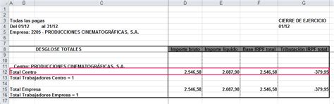 Resumen de Nómina Cómo generar un formato con los datos de las Pagas