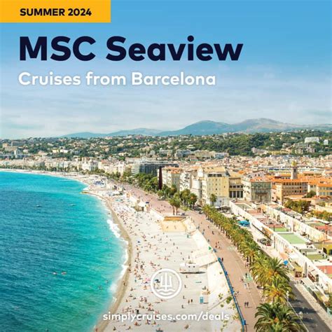 Msc Seaview Summer Cruise Deals From Simply Cruises