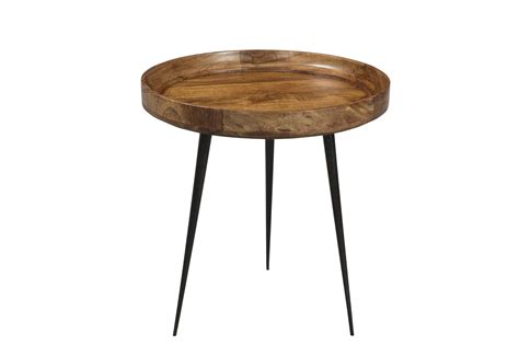 Artistiq Bijzettafel Nowi Mangohout 50cm Houten Tafel