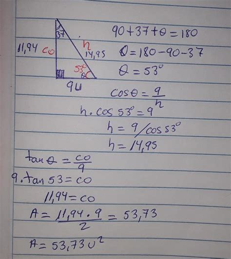 determina el área de la región triangular ABC Brainly lat