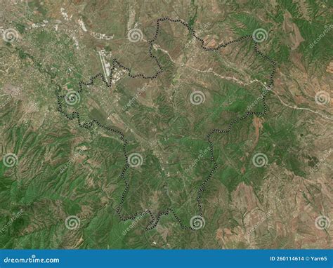 Petrovec Macedonia High Res Satellite No Legend Stock Photo Image