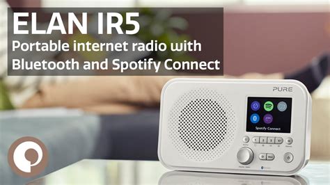 Pure Elan Ir5 Portable Internet Radio With Bluetooth And Spotify Connect Youtube