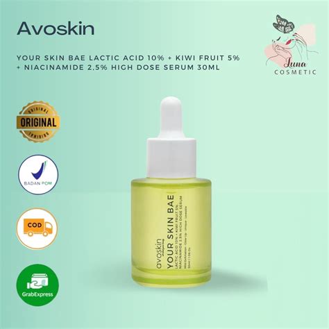 Jual Avoskin Your Skin Bae Lactic Acid Kiwi Fruit