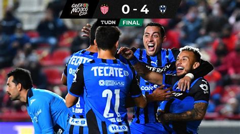 Necaxa 0 4 Rayados Jornada 2 Grita México C22 Goles resultado y