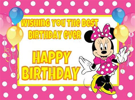 Minnie Mouse Happy Birthday Quote Pictures Photos And Images For