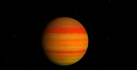 This Weird Orange Planet Has Such Low Density It S Like A Giant