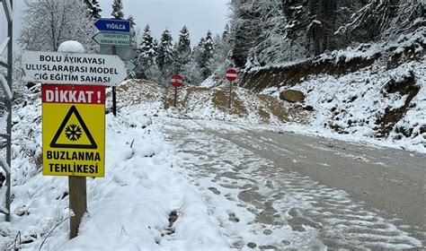 Bolu Yedig Ller Yolu Kar Ve Buzlanma Nedeniyle Kapat Ld Son Dakika