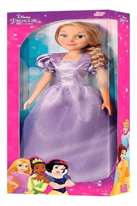 Boneca Da Rapunzel Grande - Boneca Princesa Rapunzel Grande 55 Cm De Altura Com Brinde - PBKIDS ...