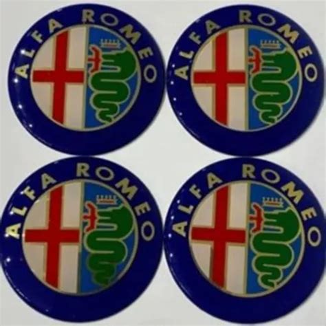 Jogo 4 Emblema Logo Adesivo Roda Alfa Romeo 51mm MercadoLivre