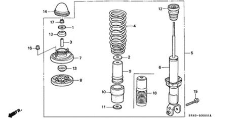 2001 Honda Civic Rear Suspension Diagram