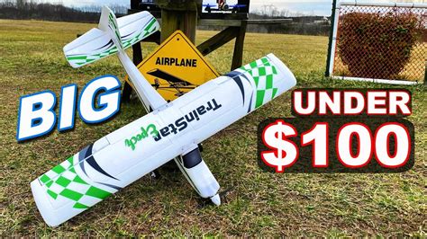 BEST BIGGEST BRUSHLESS RC Plane Under 100 Volantex TrainStar Epoch