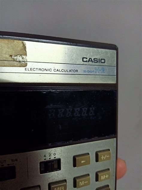 Vintage Casio Calculator Electronic Hobbies And Toys Collectibles