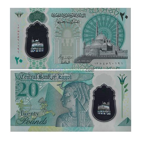 Egypt Pound Polymer Banknote Unc Special Minds Store