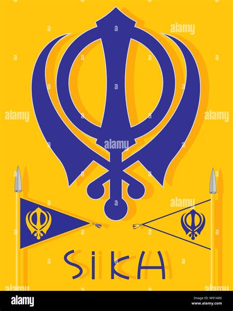 A Vector Illustration In Eps Format Of Sikh Insignia With Military