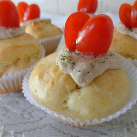 Cupcake Salgado Patê de Atum Receitas CyberCook