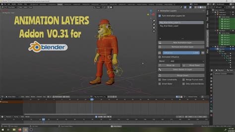 Blender 3d animation layer - asiandoggy