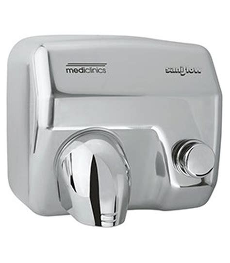 Secador De Manos Saniflow Manual Acero Inox Aisi Brillante E C