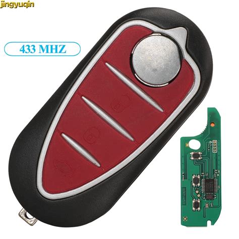 Jingyuqin Virar Controle Remoto Fob Chave Do Carro Mhz Para Alfa