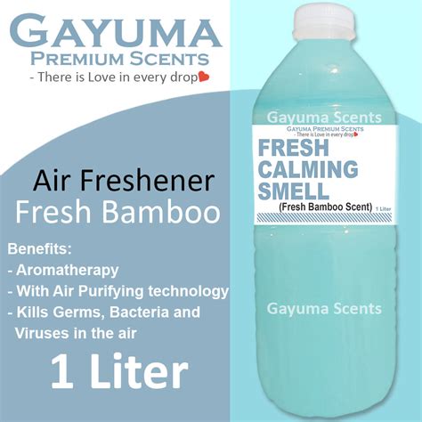 Gayuma Fresh Bamboo Premium Scents Liter Water Based Fragrance