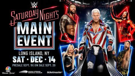 WWE Saturday Night S Main Event 2024 Todo Lo Que Sabemos Hasta El