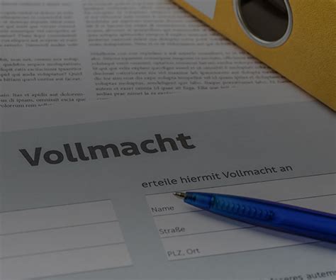 Vollmachten Und Vorsorge