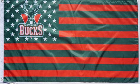 Milwaukee Bucks Flag 3x5ft Banner 100 Polyester Flagsshop