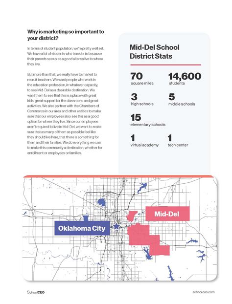 Mid-Del Schools (Oklahoma) - Dr. Cobb was recently featured in School CEO magazine for a Q&A
