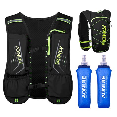 AONIJIE 5L Lightweight Hydration Pack Running Vest With 2 500ml Soft