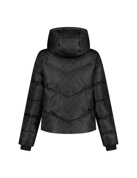 Malelions Women Monogram Puffer Jacket Black Eddy S Eindhoven