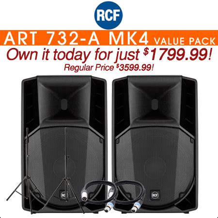 RCF DJ Speakers DJ Audio Chicago DJ Equipment 123DJ