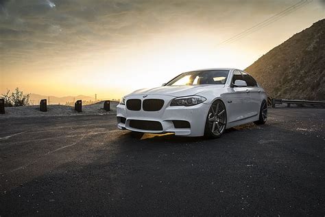 Bmw F10 White Sunrise And Sunset Auto Hd Wallpaper Pxfuel