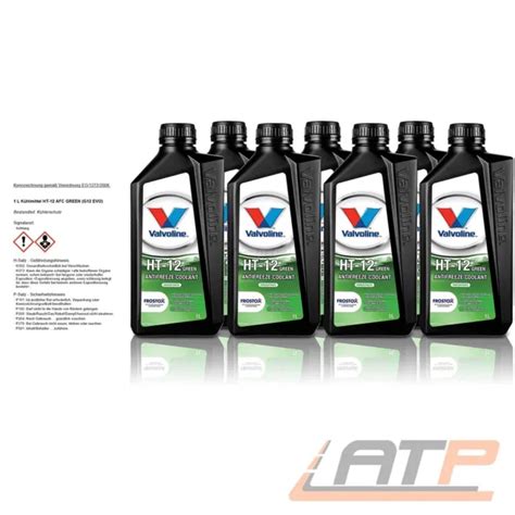 VALVOLINE 7L HT 12 Afc G12 Evo Parafrigorifero Protettivo Refrigeratore