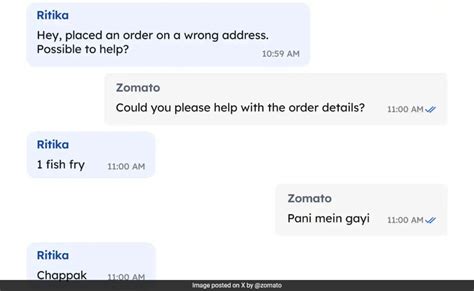 Customer Orders 1 Fish Fry Zomatos Hilarious Response Goes Viral On