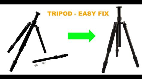 How To Fix A Broken Tripod Capturacraft