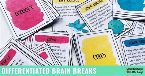 Brain Break Activities that Energize, Calm and Focus | Social Emotional Workshop