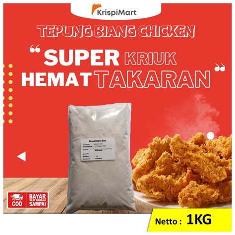 Jual Biang Tepung Fried Chicken Krispi 1kg Shopee Indonesia