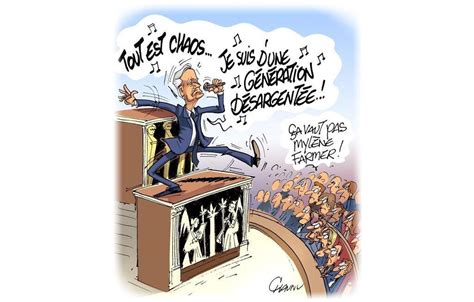 Le Dessin De Chaunu Le Discours De Politique G N Rale De Michel