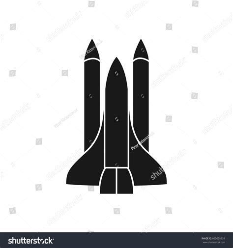 Space Shuttle Silhouette Clip Art