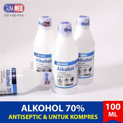 Jual ONEMED ALKOHOL 70 ISI 100 ML ANTISEPTIC ALKOHOL 70 Untuk