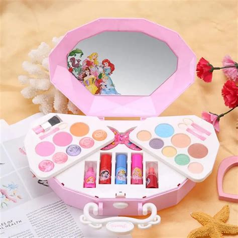 Disney Princess Makeup Set For Children Little Girls Cosmetic Kit Toy