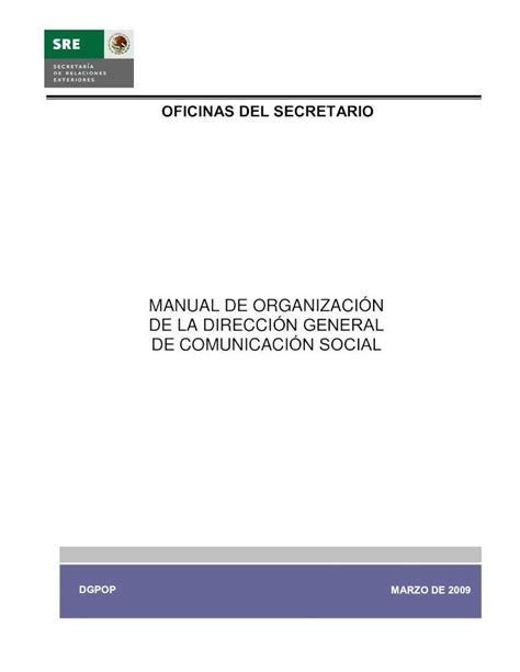 PDF Dirección General de Comunicación Social DOKUMEN TIPS