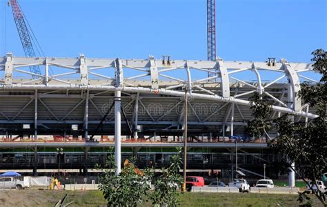 LA Rams Stadium Construction Site Editorial Photography - Image of owners, inglewood: 135659837