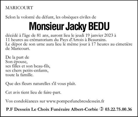 Monsieur Jacky Bedu Pompes Fun Bres Dessein