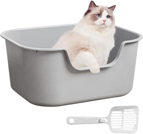 Cat Litter Box Large Cat Litter Tray With Scoop Kitty