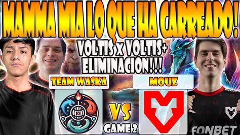 TEAM WASKA VS MOUZ BO3 GAME 2 ELIMINACION PARKER MATTHEW VS ULNIT