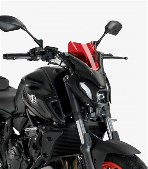 Yamaha Mt Puig Naked Sport Red Windshield R