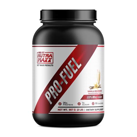 Pro Fuel 100 Whey Isolate Vanilla Milkshake Protein Powder Pro Fit