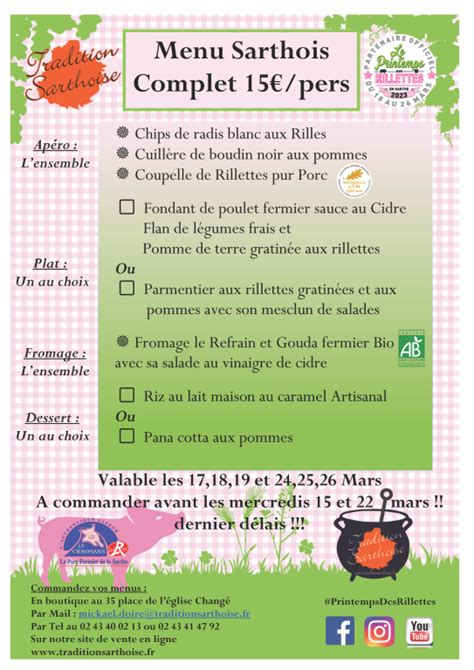 Printemps Des Rillettes La F Te Des Rillettes En Sarthe