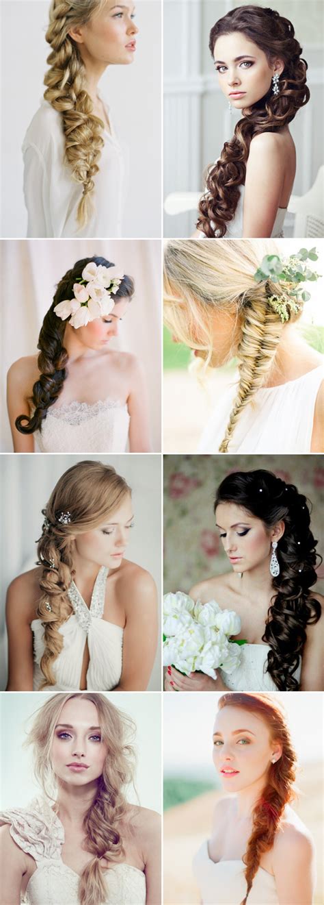 Wedding Hairstyle Side Swept Wedding Hairstyles To The Side Ideas